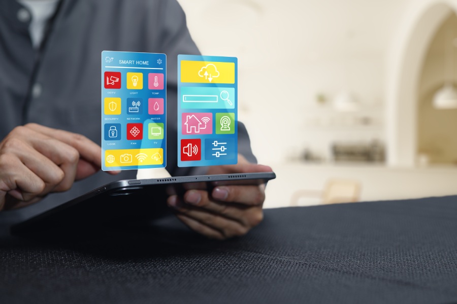 mobile application with modern features