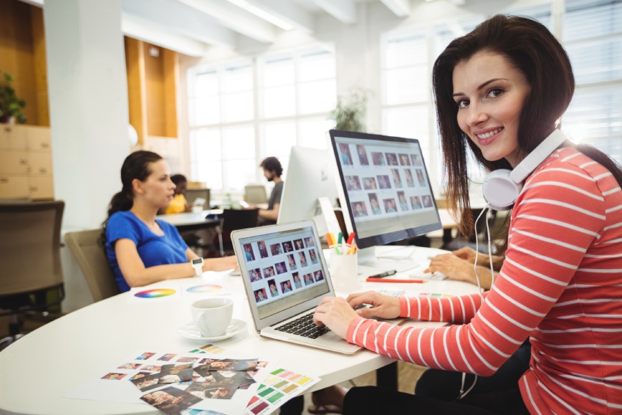 Professional web design agency team creating business websites in London.