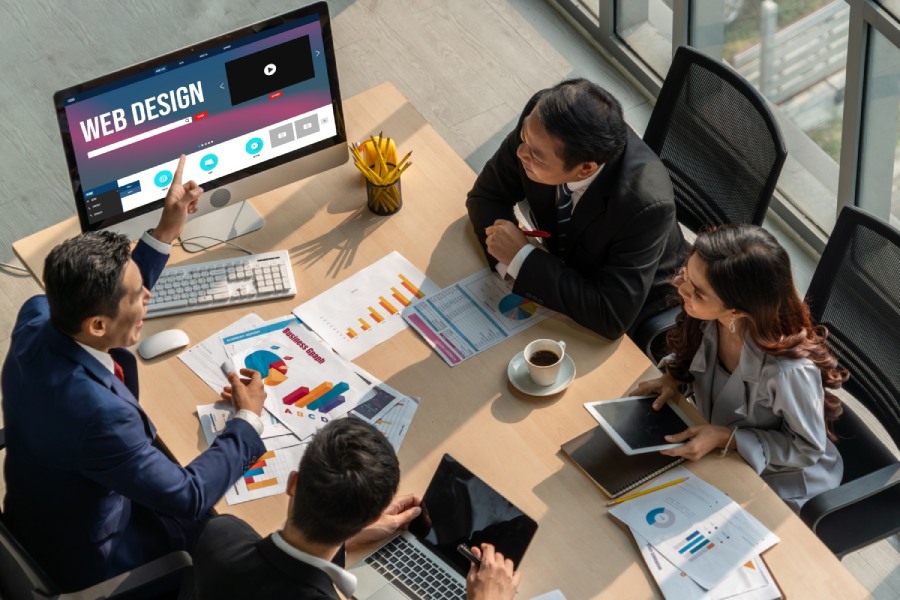 Website development company in Singapore creating responsive business websites.